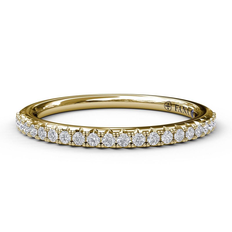 Micro Pavé Half Eternity Band