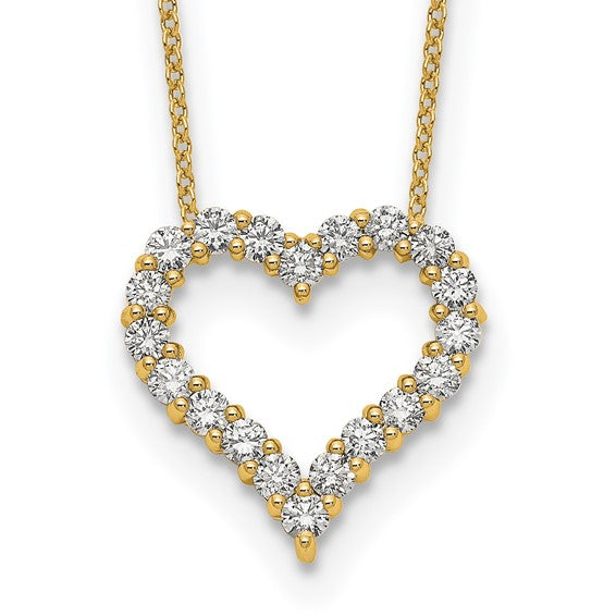 Lab-grown Diamond Open Heart