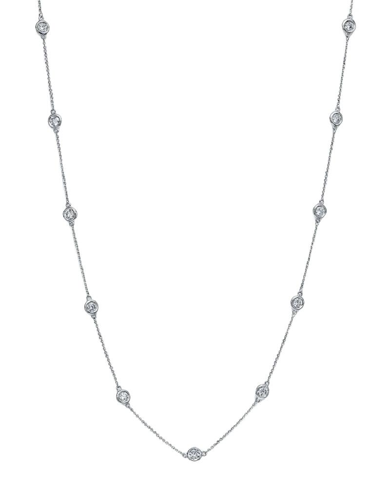 14KW Diamond Bezel Station .50ct