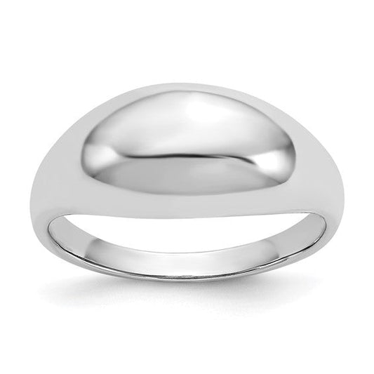 White Gold Dome ring