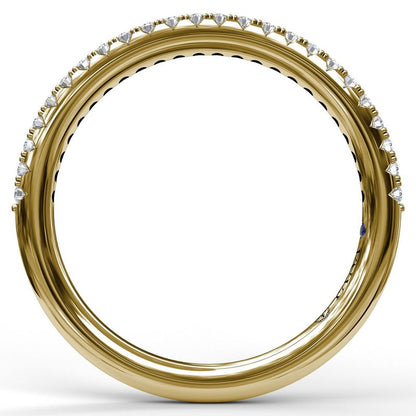 Micro Pavé Half Eternity Band