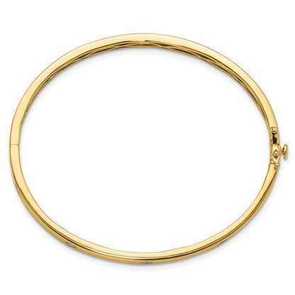 Bezel-set Diamond Bangle