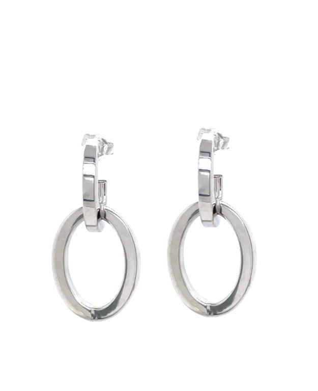 Oval Link Earrings